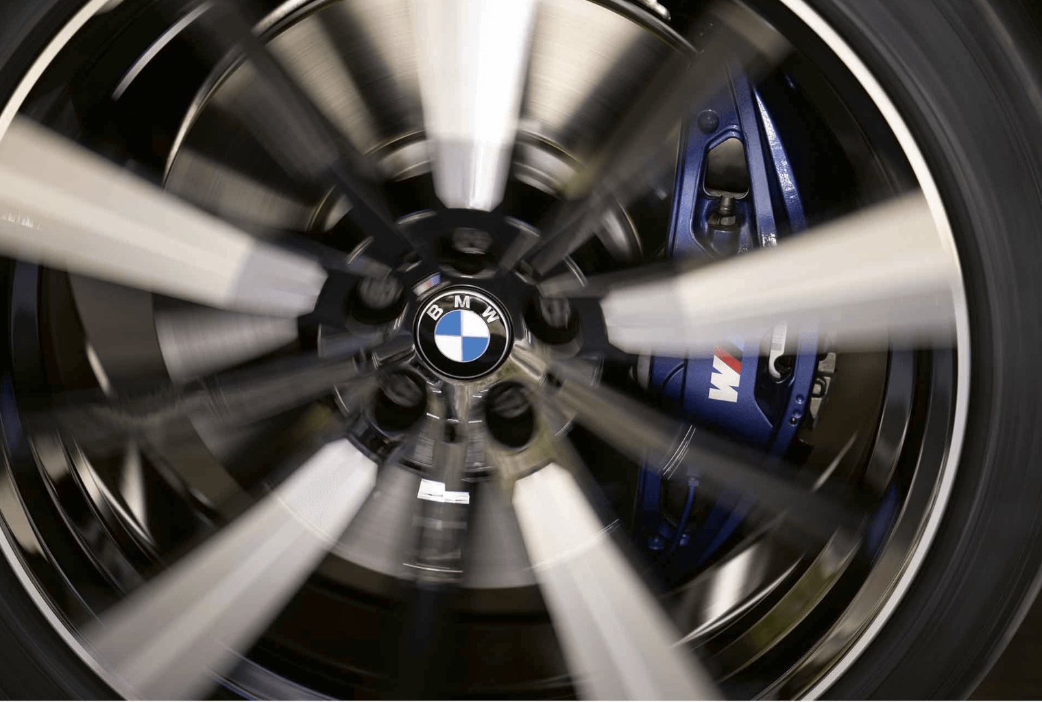 BMW logo floating hub caps (set) ø 56mm