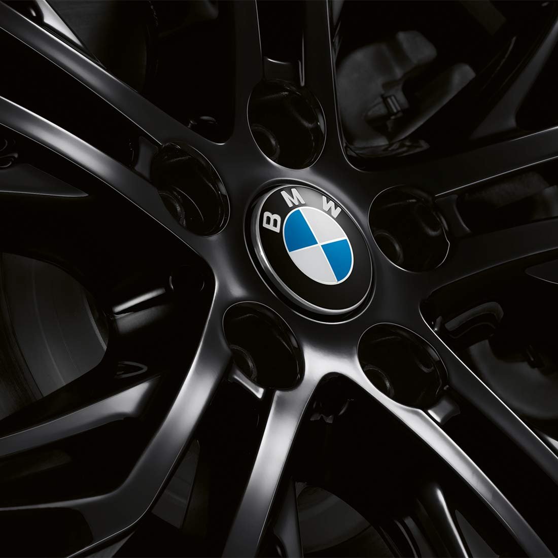 BMW logo floating hub caps (set) ø 56mm