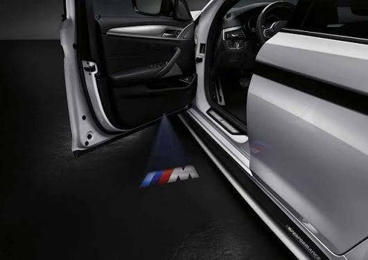 BMW set of LED door projectors 68mm (BMW & M logo)