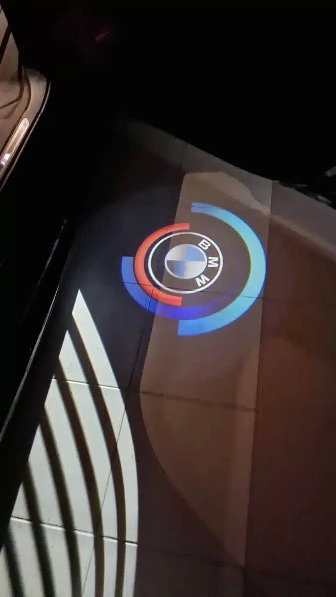 BMW set LED Door Projectors 50mm, 50 Years M