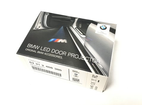 BMW set of LED Door Projectors 50mm (BMW & M logo)