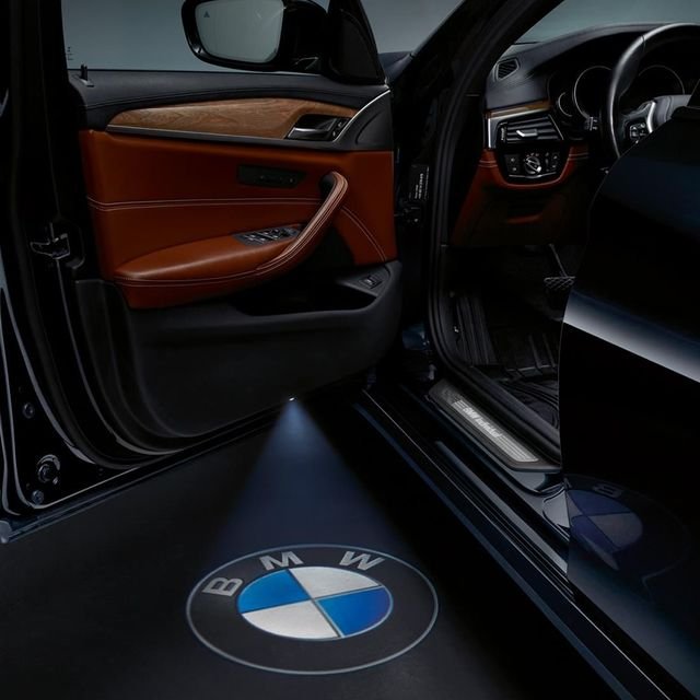 BMW set of LED Door Projectors 50mm (BMW & M logo)