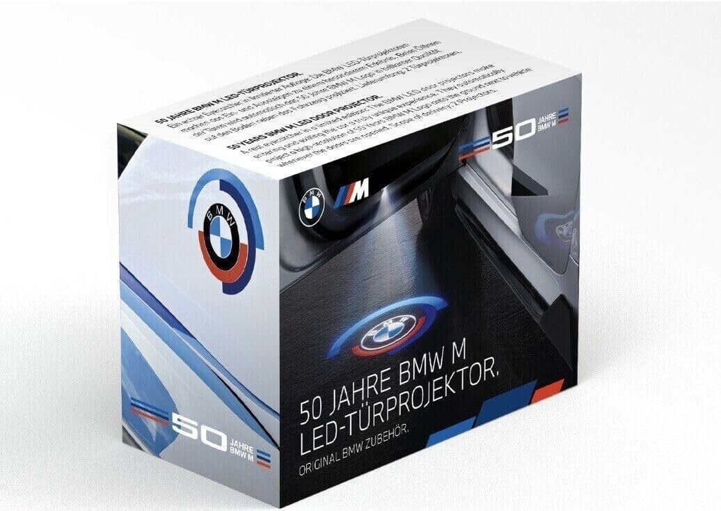 BMW M 50 Years LED Door Projectors – 68mm