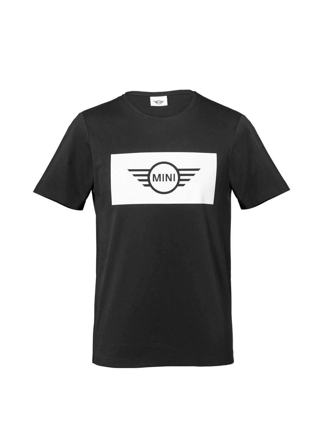 MINI T-Shirt Male Wing Logo Two-Tone (Black/White)