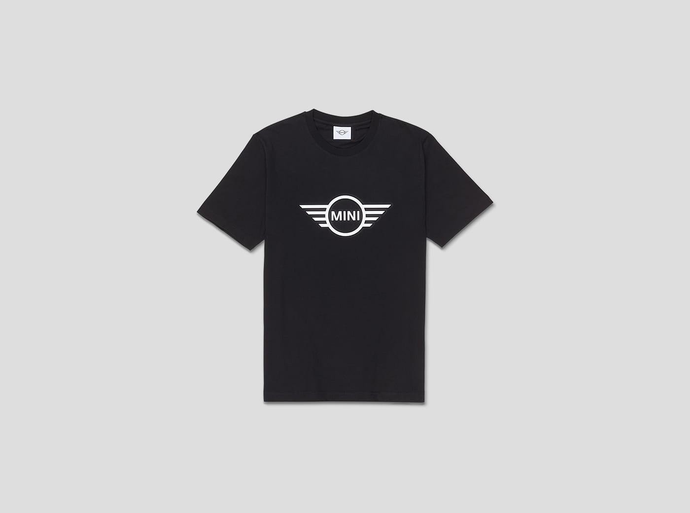 MINI T-Shirt Male Wing Logo Two-Tone (Black/White)