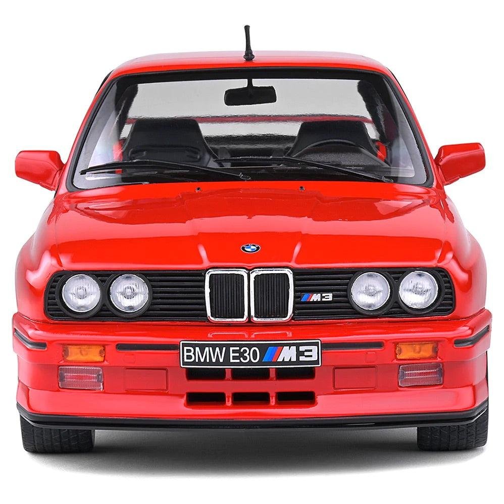 BMW M3 (E30) 1:18 Scale Diecast Miniature in Red.