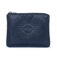 Genuine MINI Soft Wing Logo Pouch in Indigo