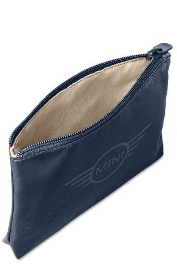 Genuine MINI Soft Wing Logo Pouch in Indigo