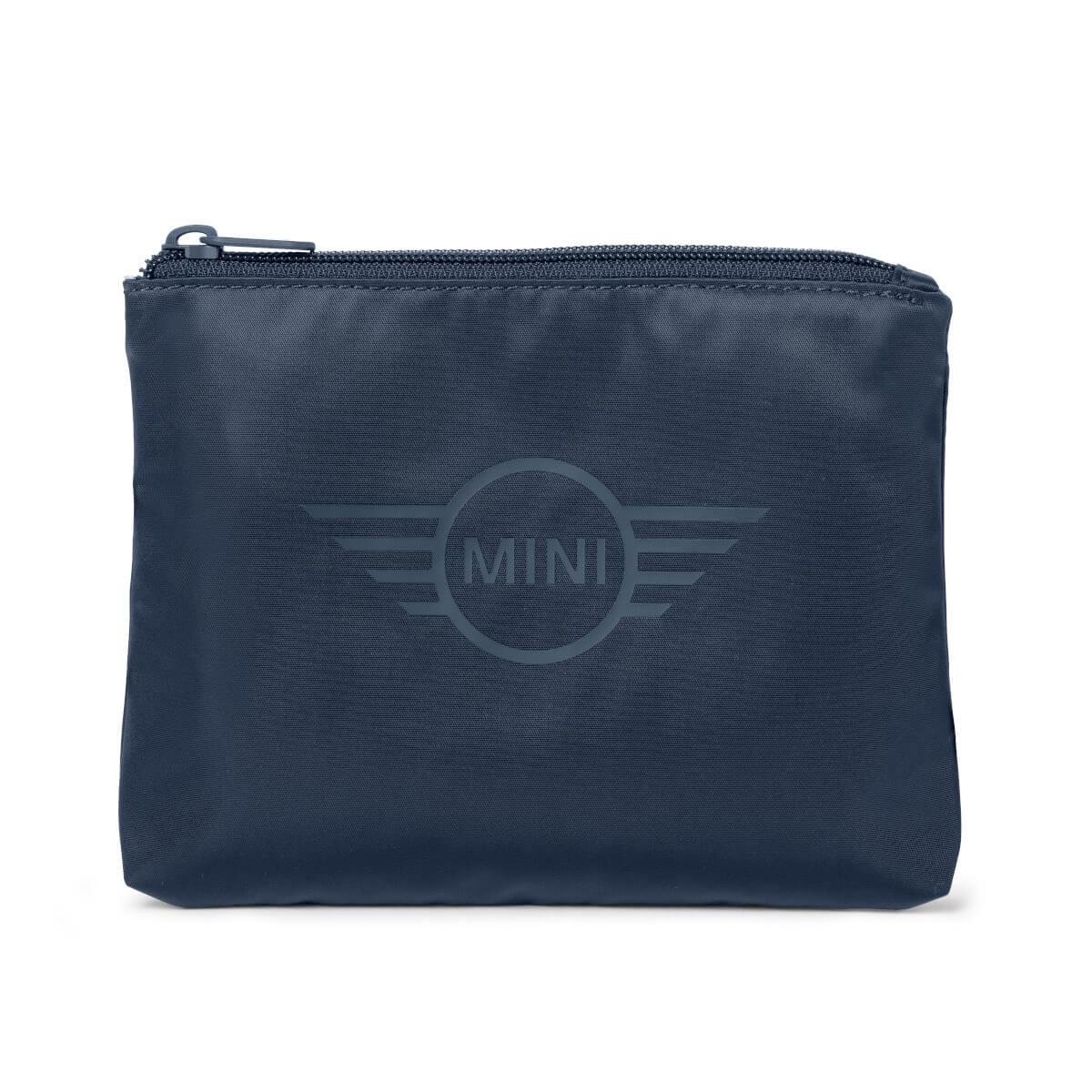 Genuine MINI Soft Wing Logo Pouch in Indigo