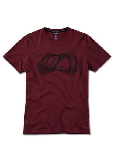 BMW Men's M Logo T-Shirt (Burgundy)
