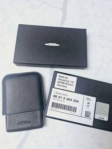 MINI JCW Leather Card Holder Wallet (Black)