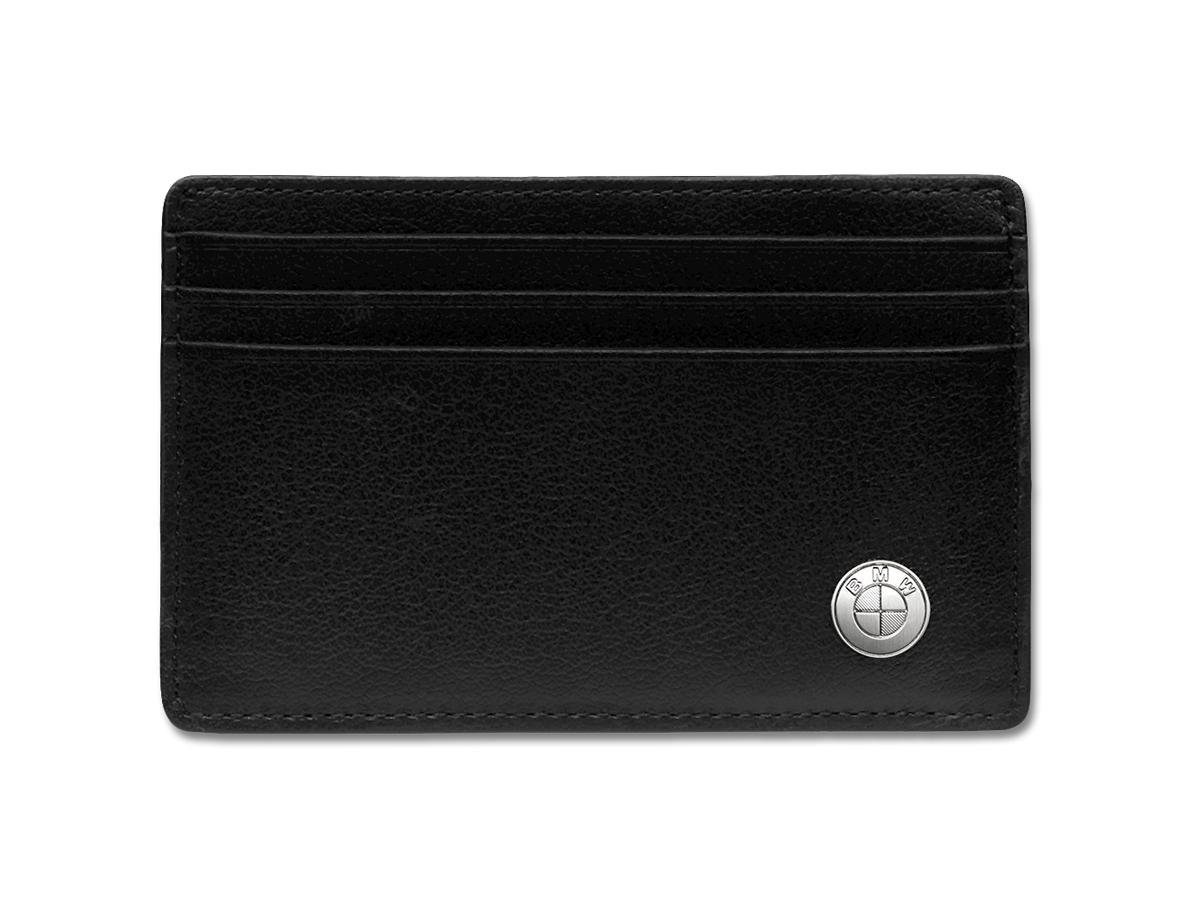 MINI JCW Leather Card Holder Wallet (Black)