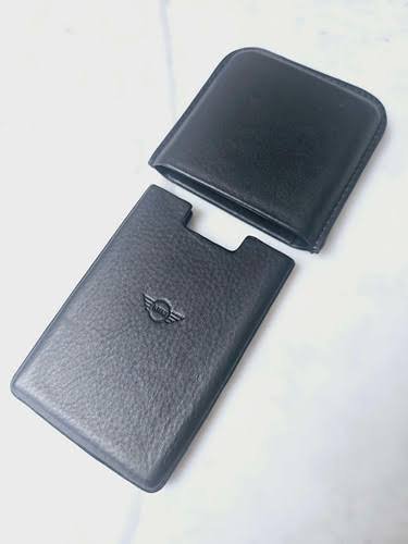 MINI JCW Leather Card Holder Wallet (Black)