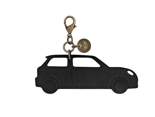 MINI Leather Car Charm / Keychain.
