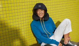 MINI Hooded Travel Pillow (Black)