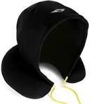 MINI Hooded Travel Pillow (Black)
