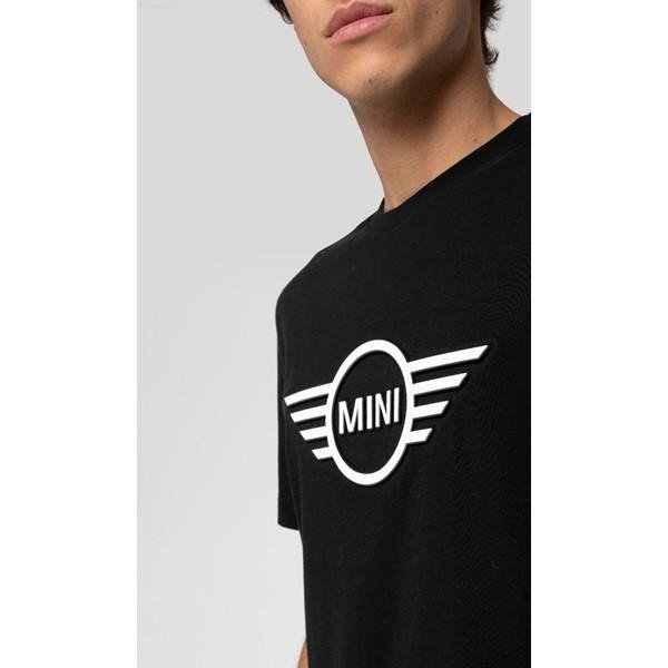 Genuine MINI Men's Wing Logo Two-Tone T-Shirt in Black/White