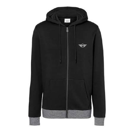 MINI zip hoodie Male striped binding